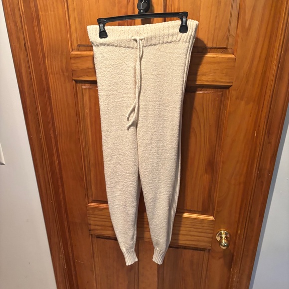 Maronie Pull On Knot Joggers in Cream Medium - Picture 2 of 5